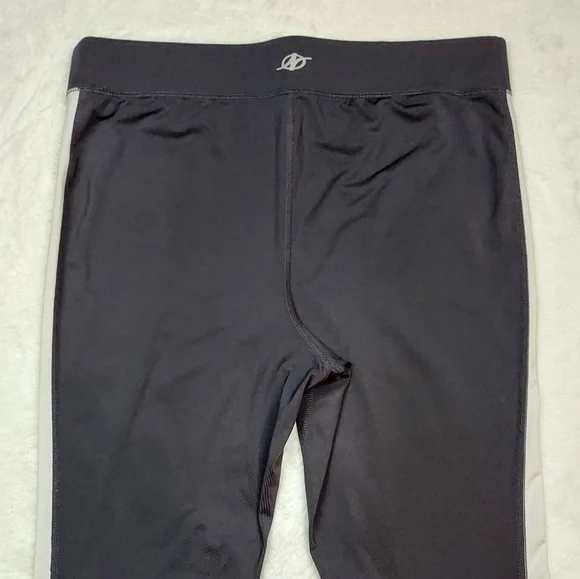 Nordic Track Black White High Rise Athletic Leggings Size L - Picture 9 of 14